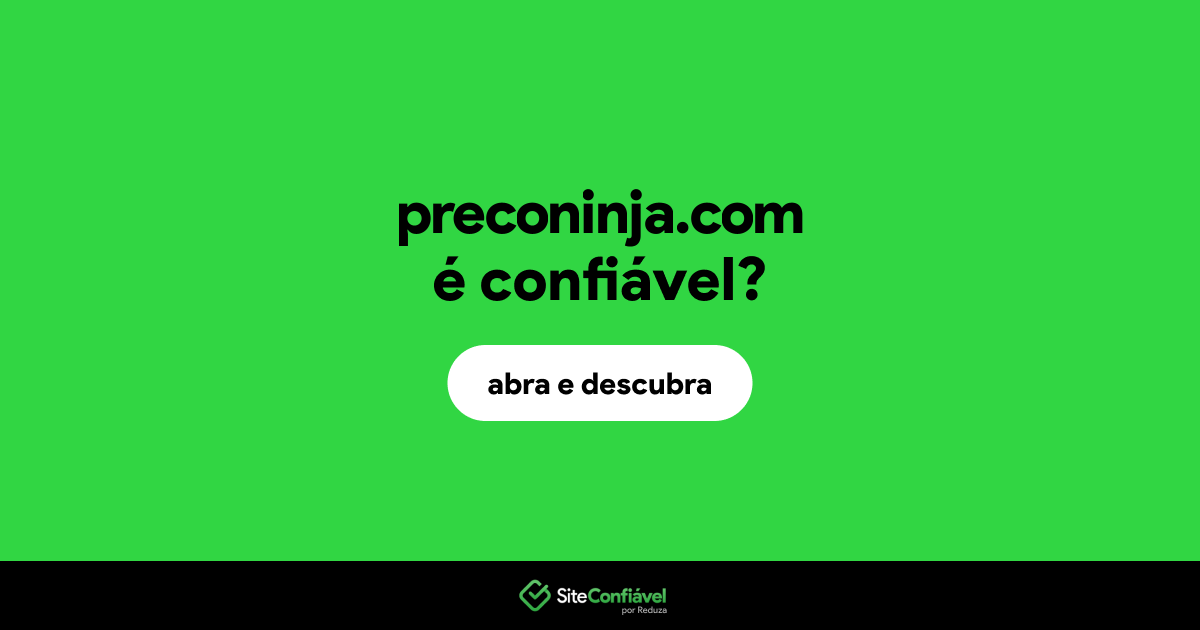 O site preconinja.com é confiável?