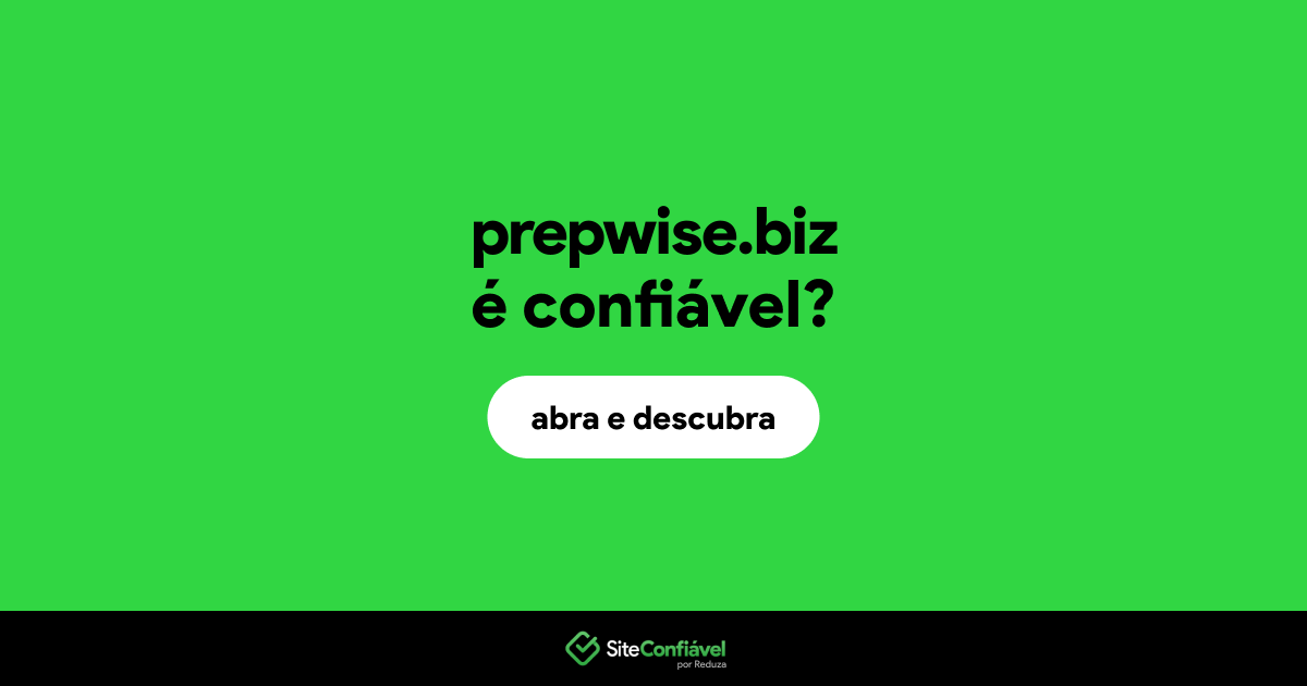 O site prepwise.biz é confiável?