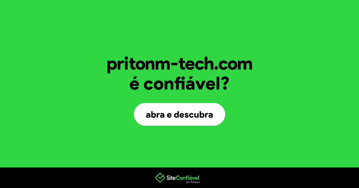 O site pritonm-tech.com é confiável?