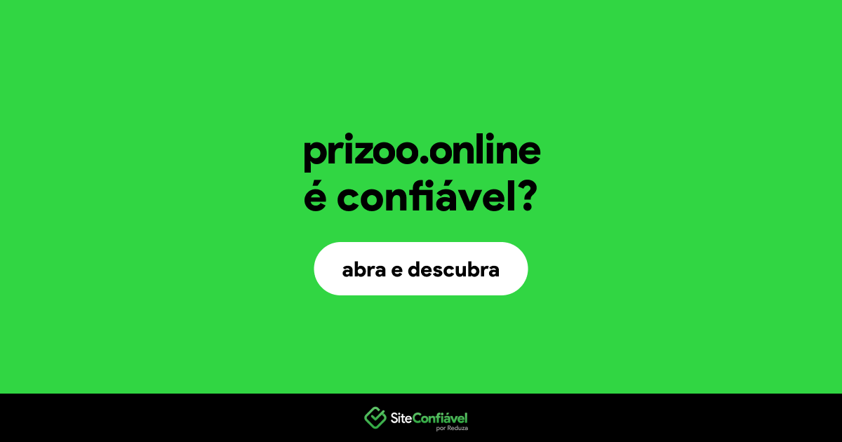 O site prizoo.online é confiável?