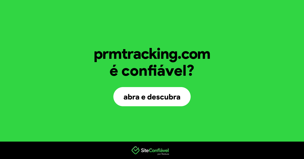 O site prmtracking.com é confiável?