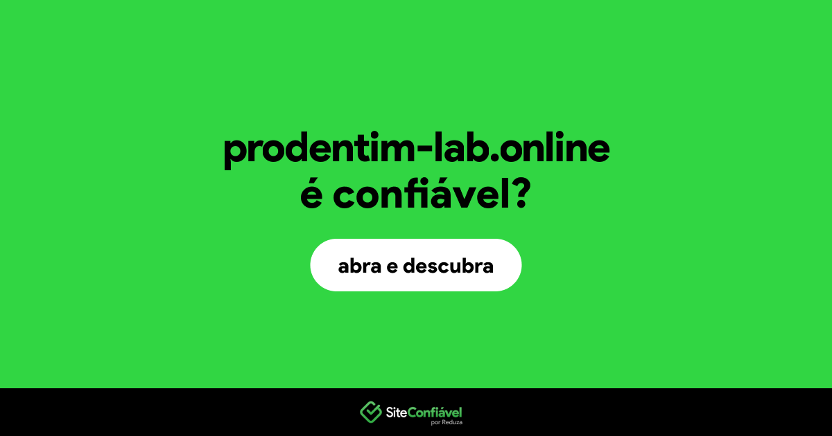 O site prodentim-lab.online é confiável?