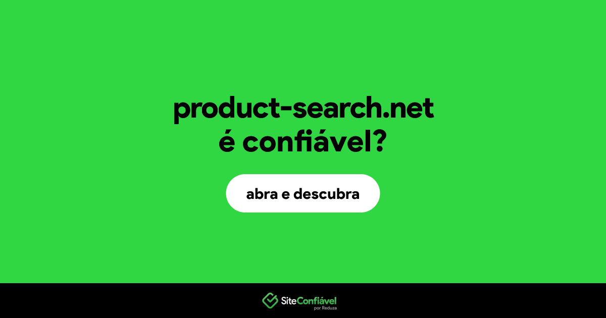 O site product-search.net é confiável?
