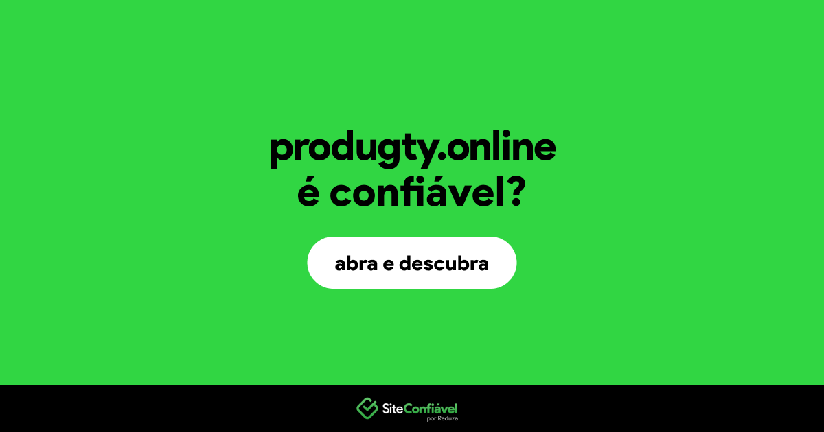 O site produgty.online é confiável?