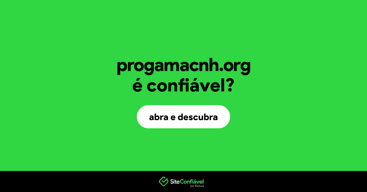 O site progamacnh.org é confiável?