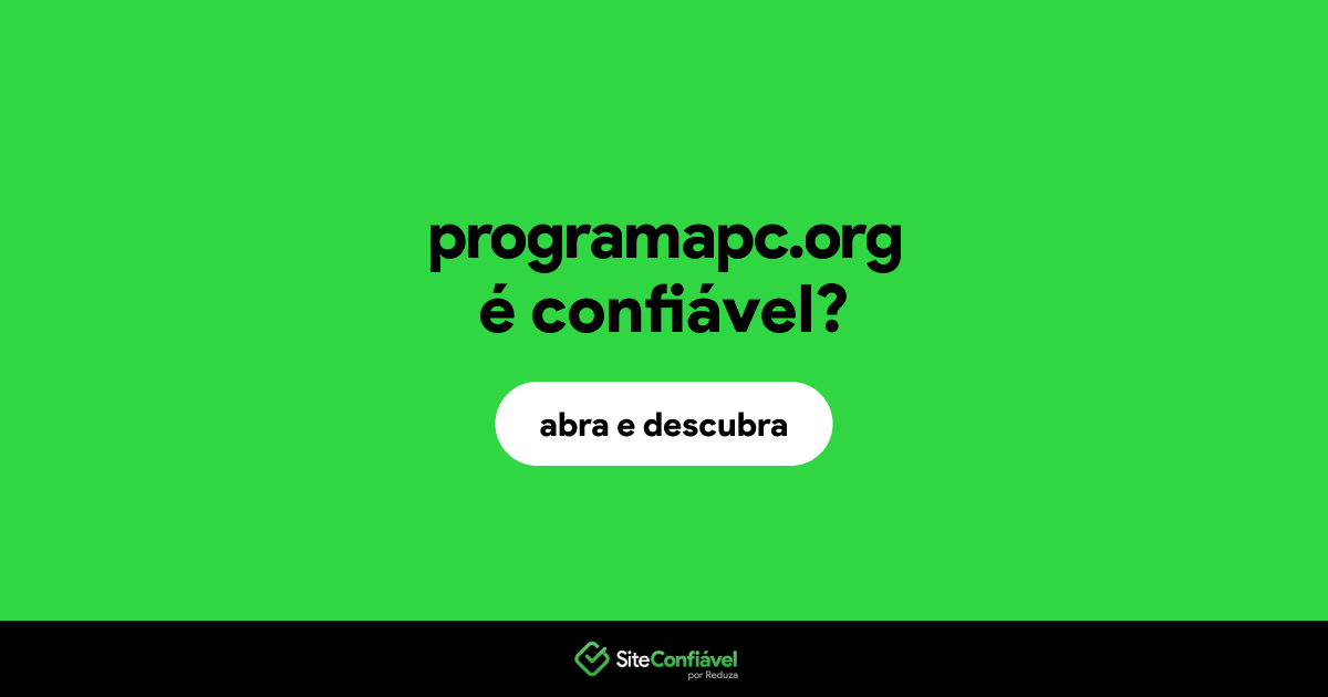 O site programapc.org é confiável?