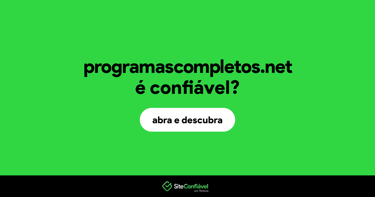 O site programascompletos.net é confiável?