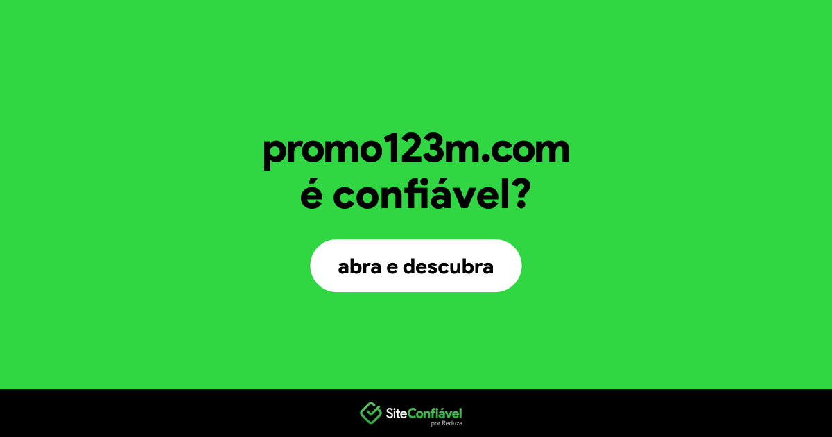 O site promo123m.com é confiável?