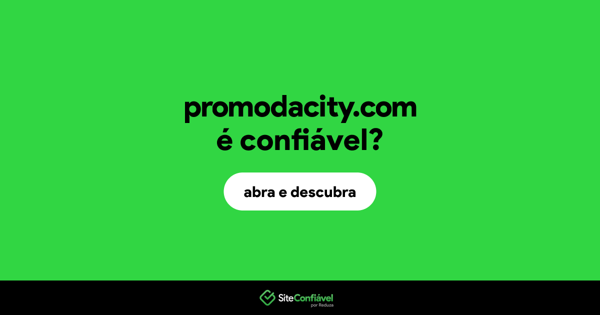 O site promodacity.com é confiável?