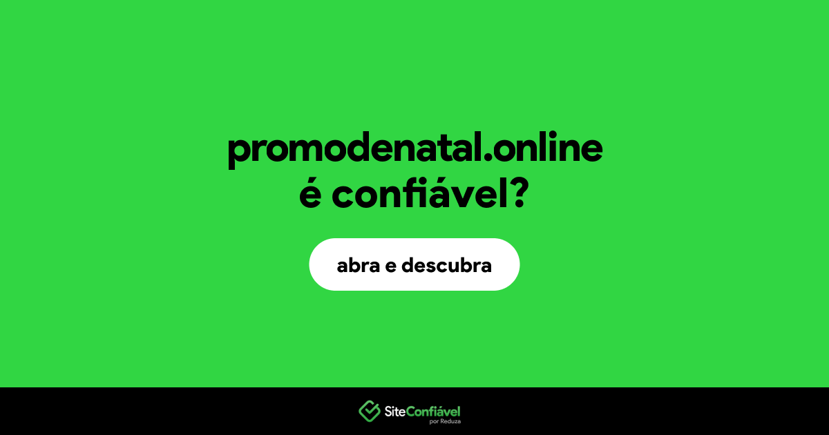 O site promodenatal.online é confiável?