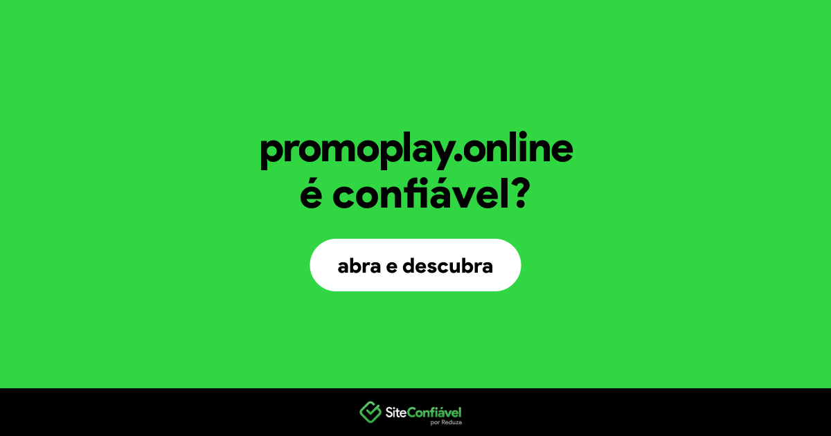 O site promoplay.online é confiável?