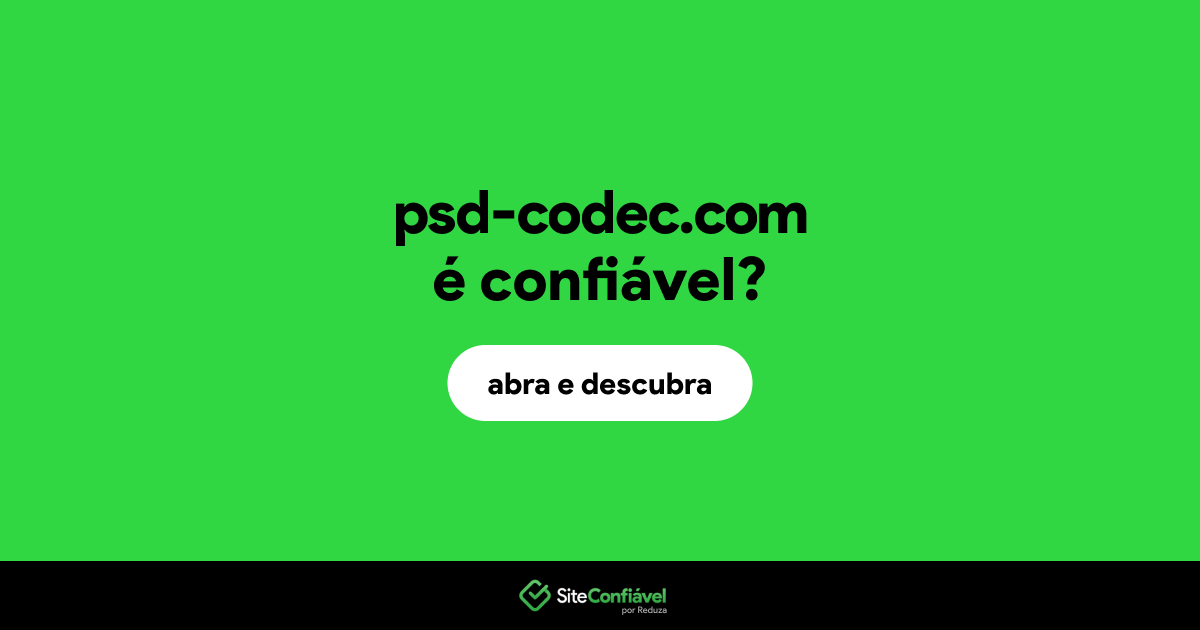 O site psd-codec.com é confiável?