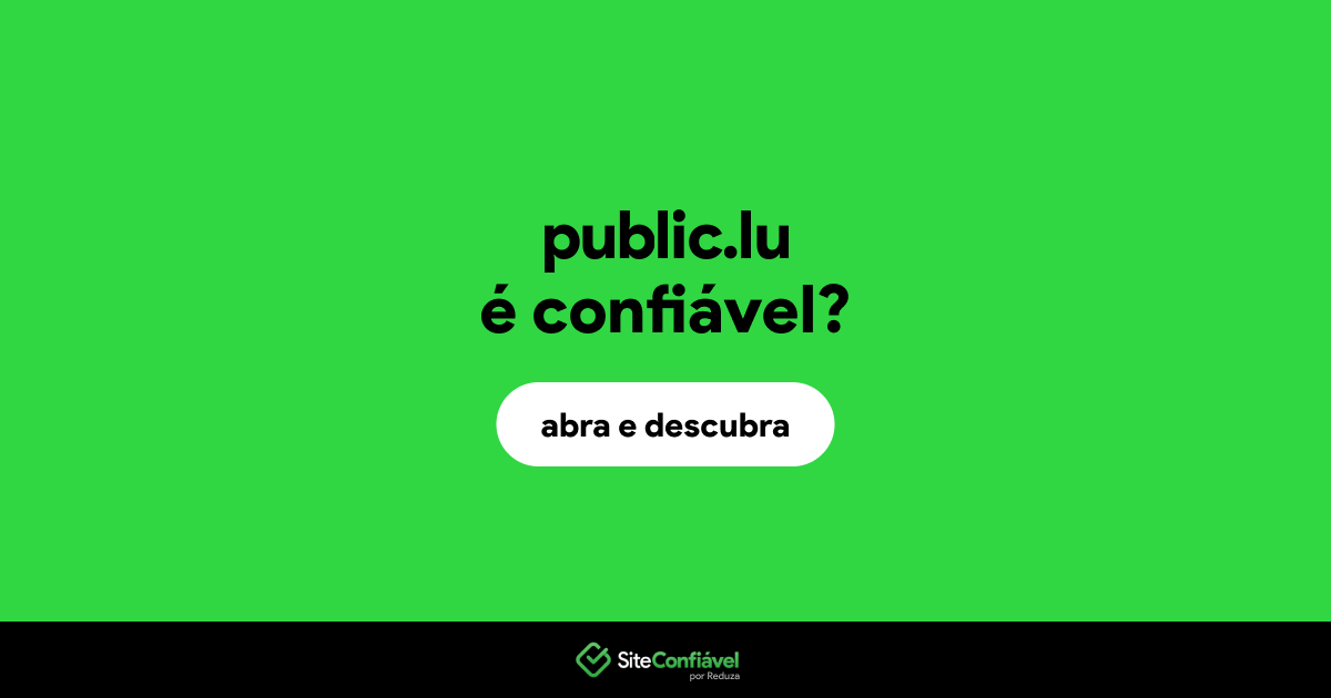 O site public.lu é confiável?
