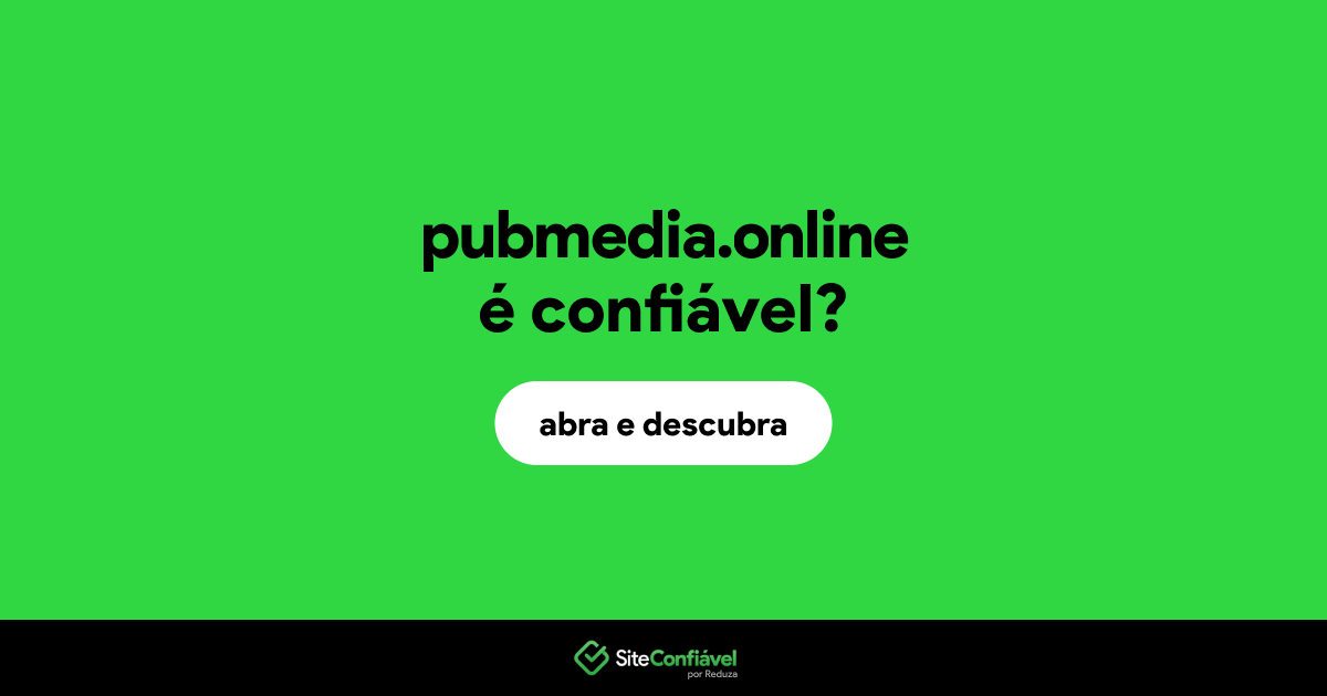 O site pubmedia.online é confiável?