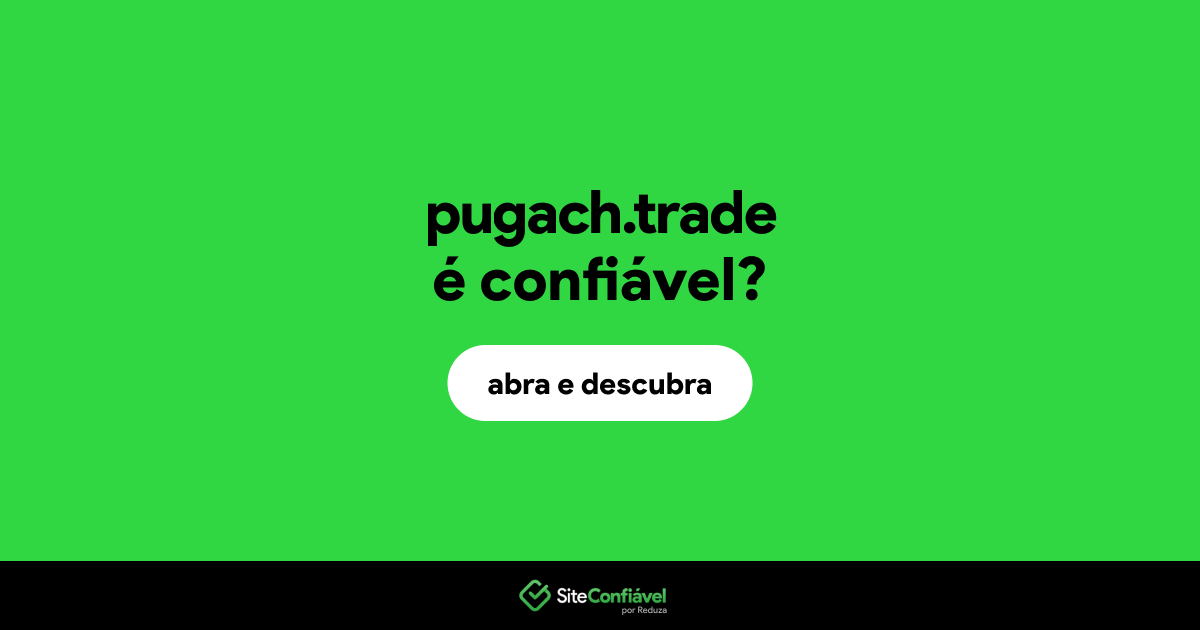 O site pugach.trade é confiável?