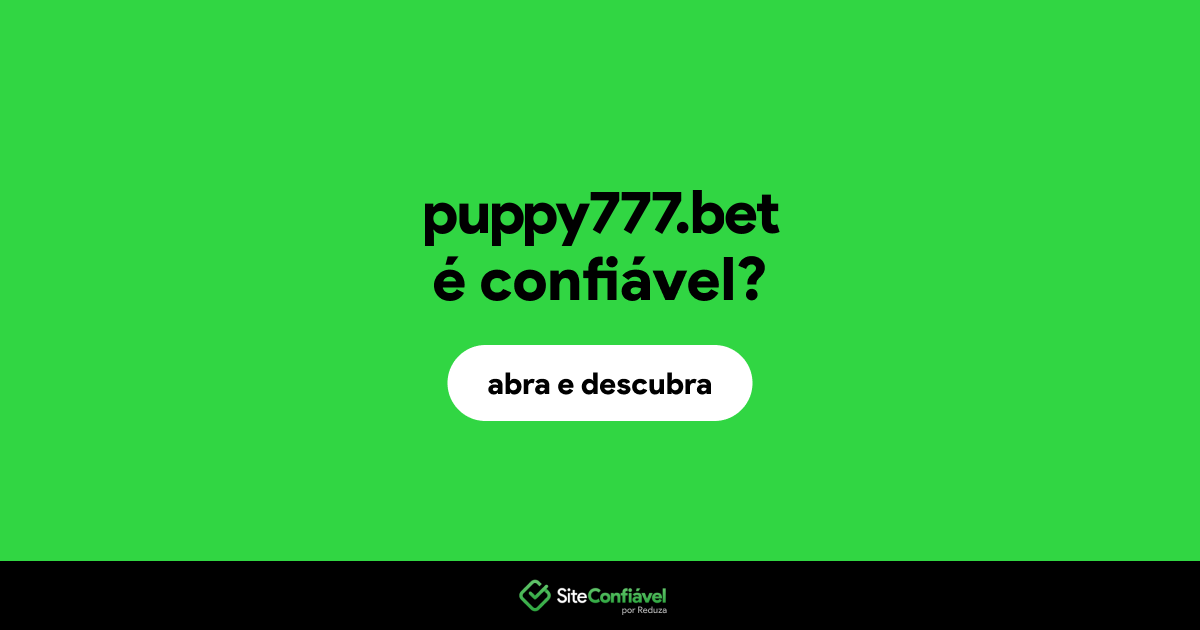 O site puppy777.bet é confiável?