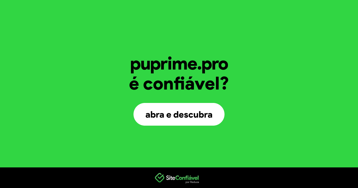 O site puprime.pro é confiável?