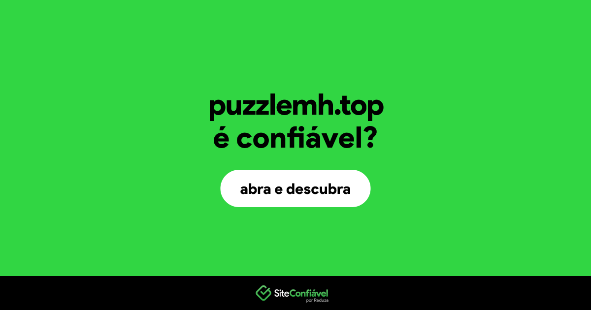 O site puzzlemh.top é confiável?