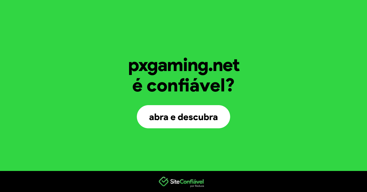 O site pxgaming.net é confiável?