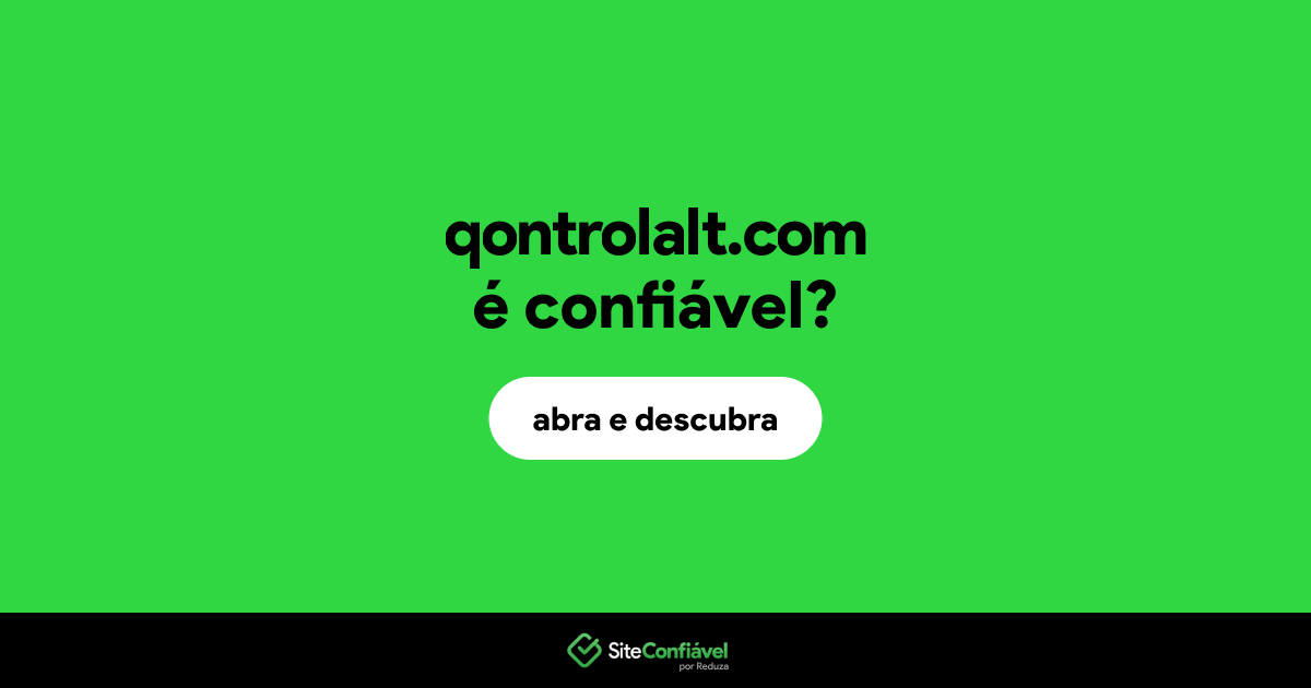 O site qontrolalt.com é confiável?