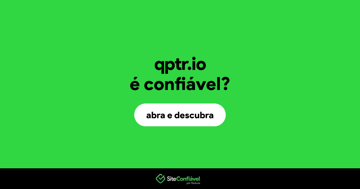 O site qptr.io é confiável?