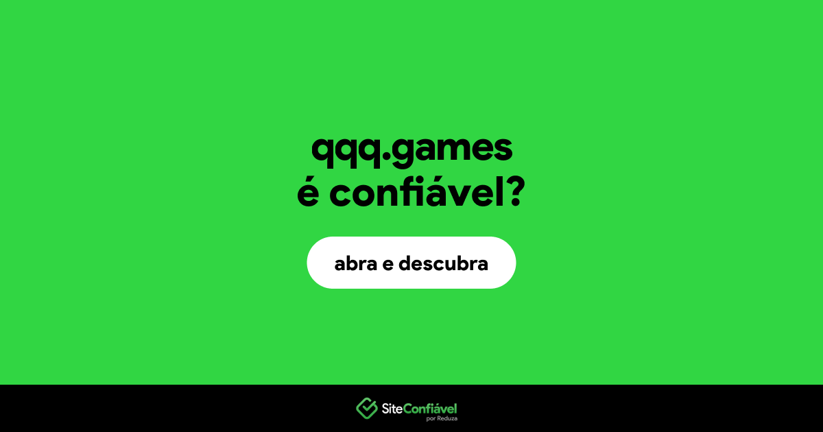 O site qqq.games é confiável?