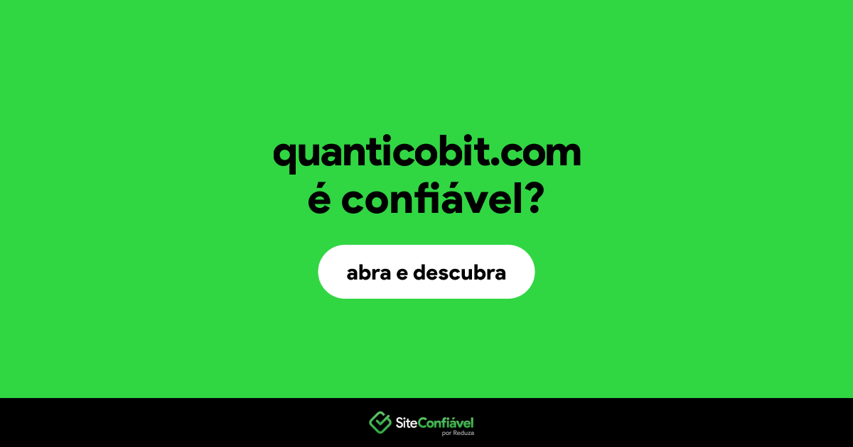 O site quanticobit.com é confiável?