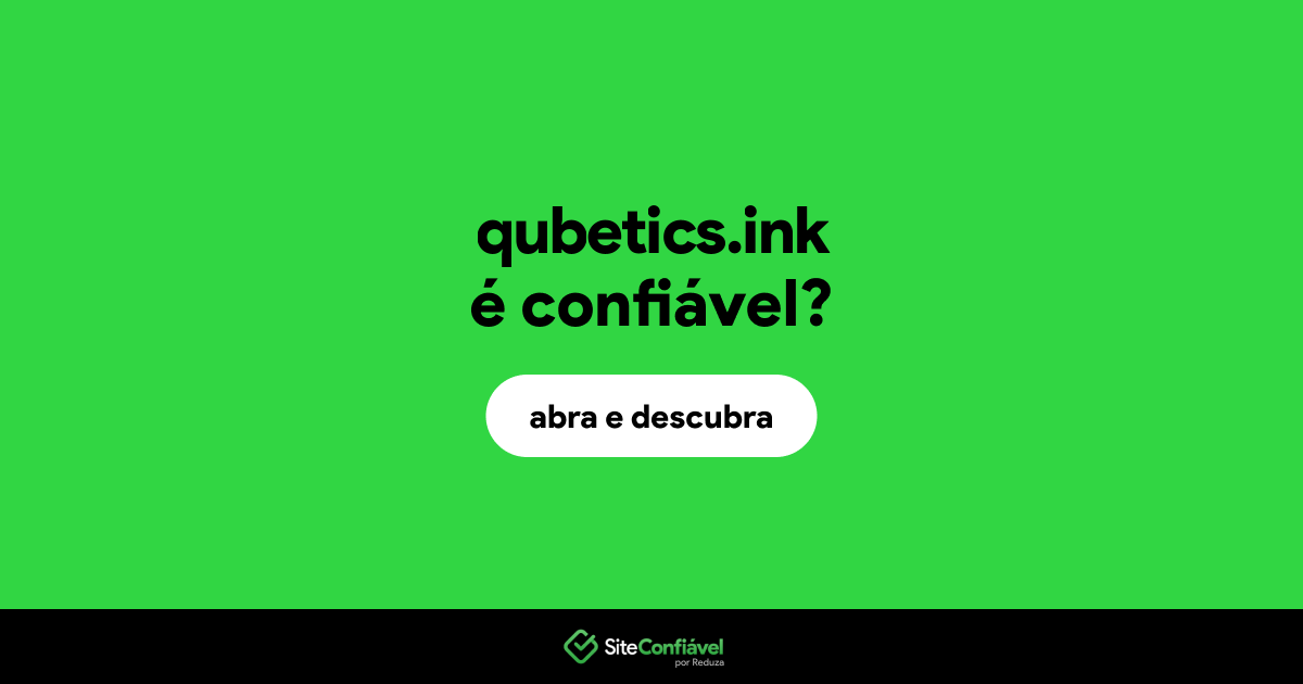 O site qubetics.ink é confiável?