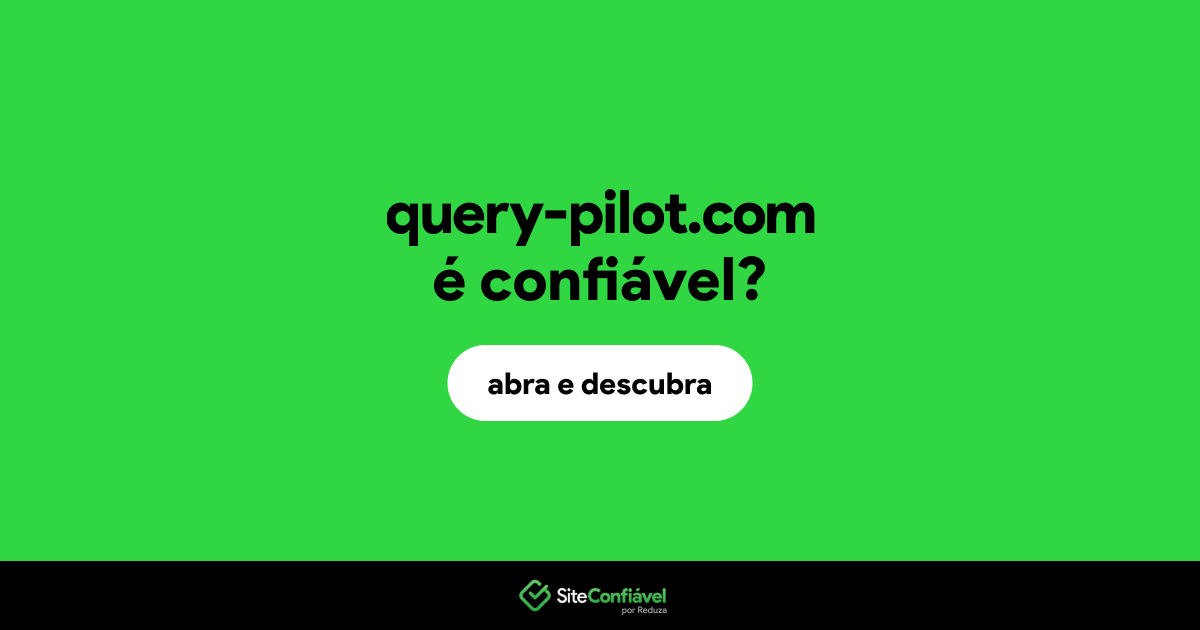 O site query-pilot.com é confiável?