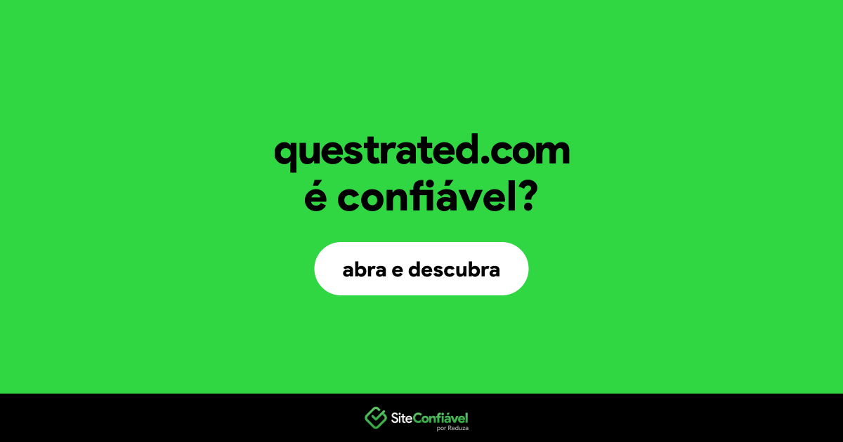 O site questrated.com é confiável?