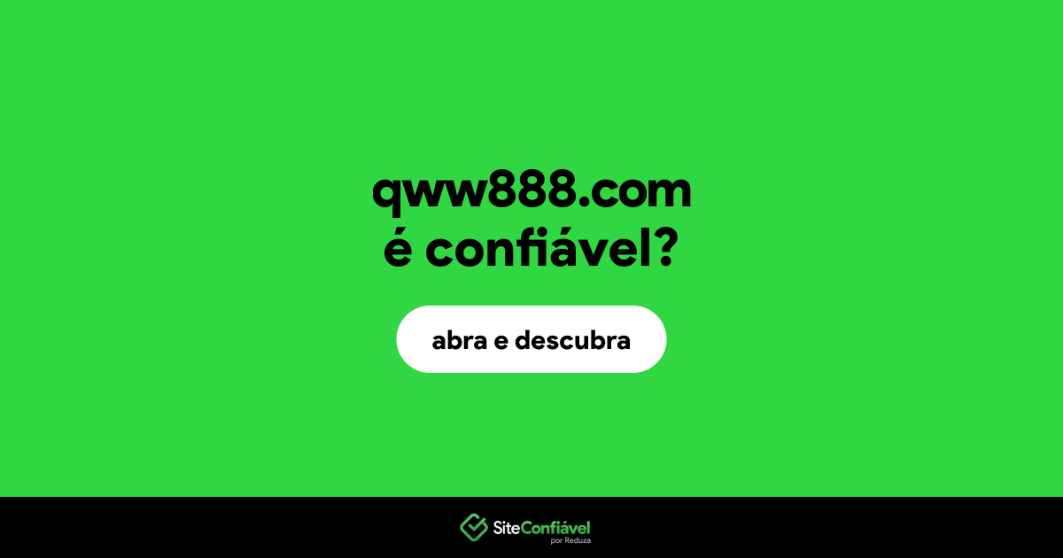 O site qww888.com é confiável?