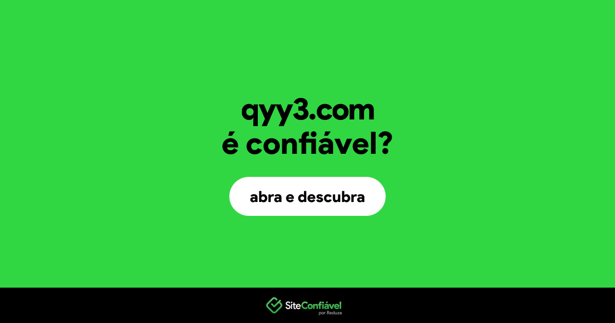 O site qyy3.com é confiável?