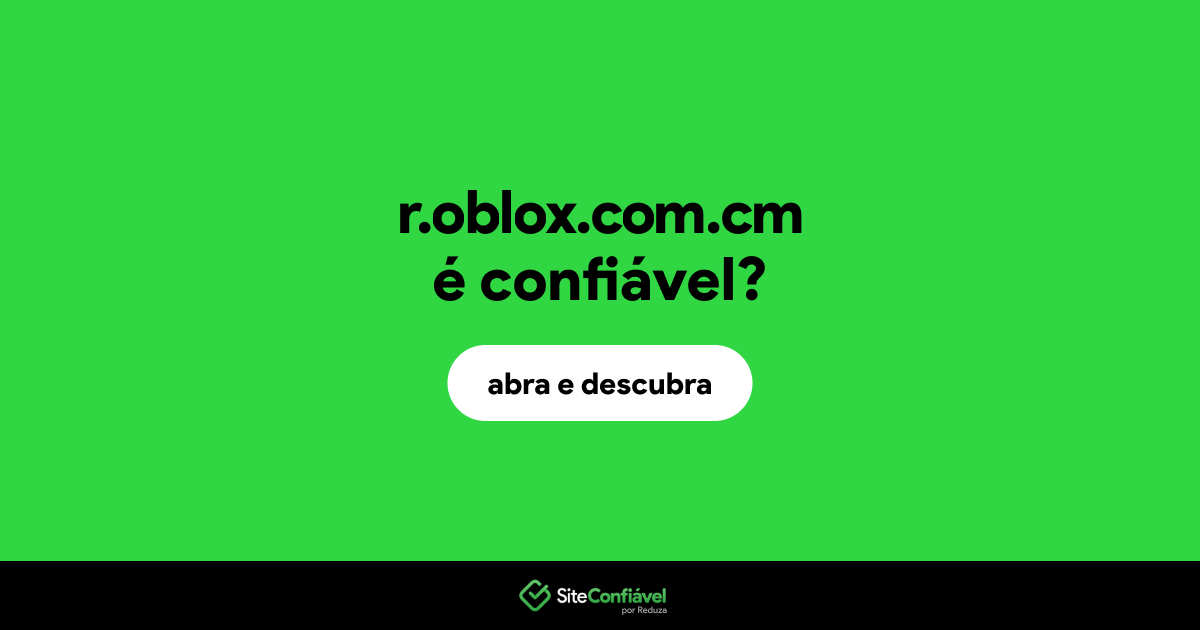 O site r.oblox.com.cm é confiável?