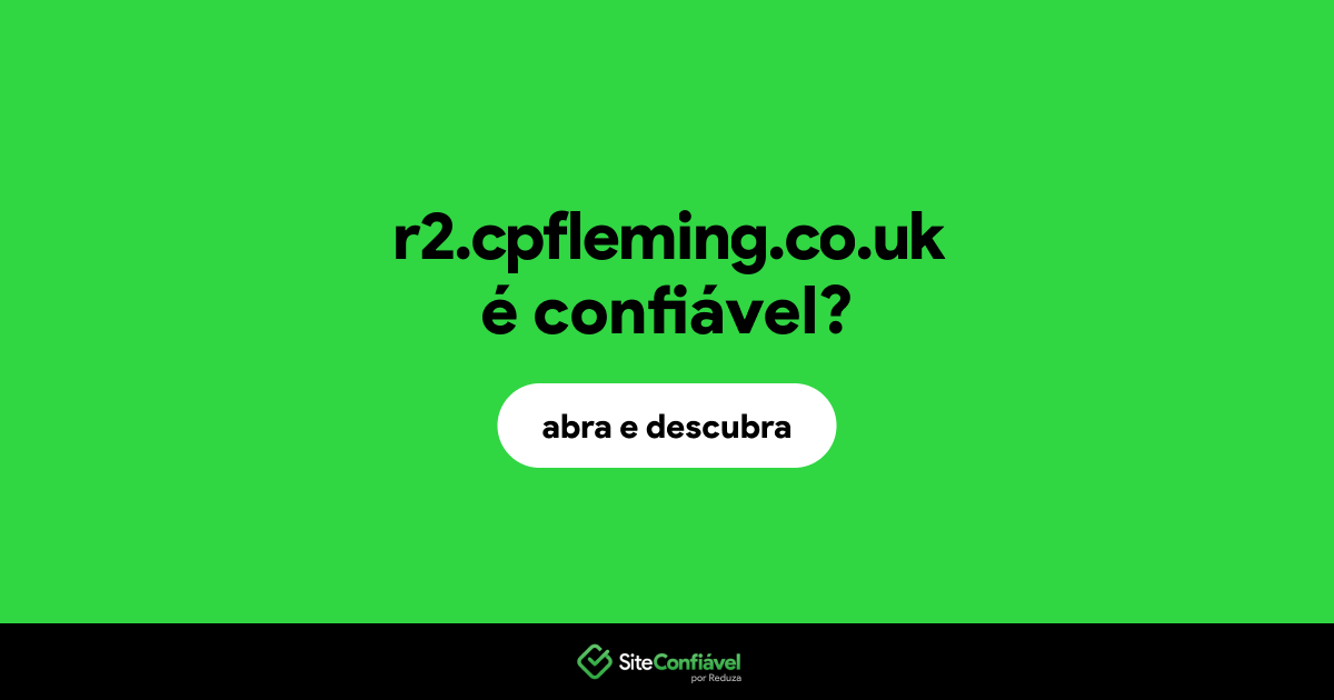 O site r2.cpfleming.co.uk é confiável?