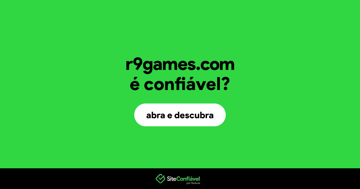 O site r9games.com é confiável?