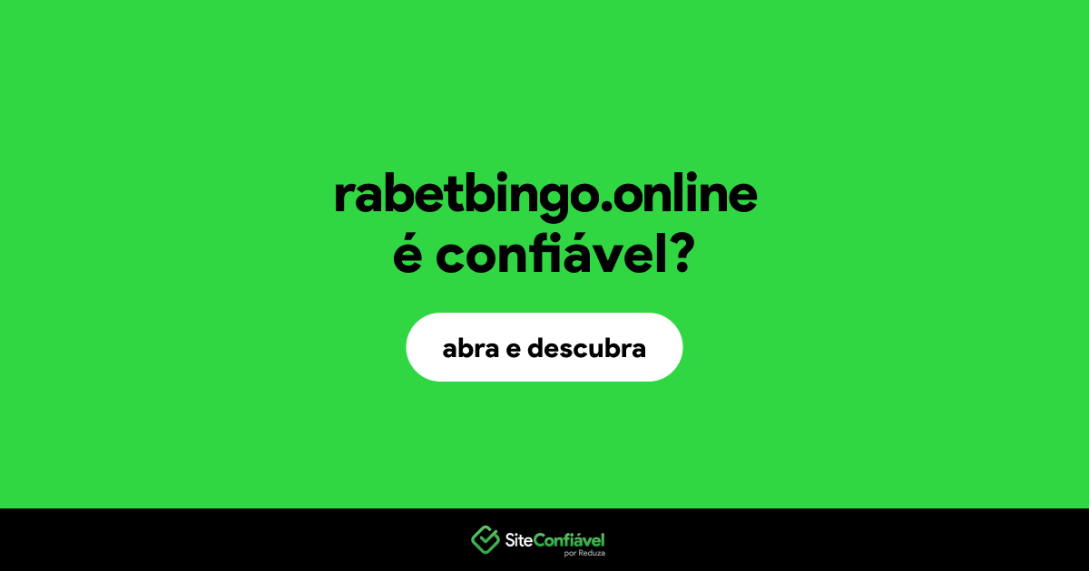 O site rabetbingo.online é confiável?