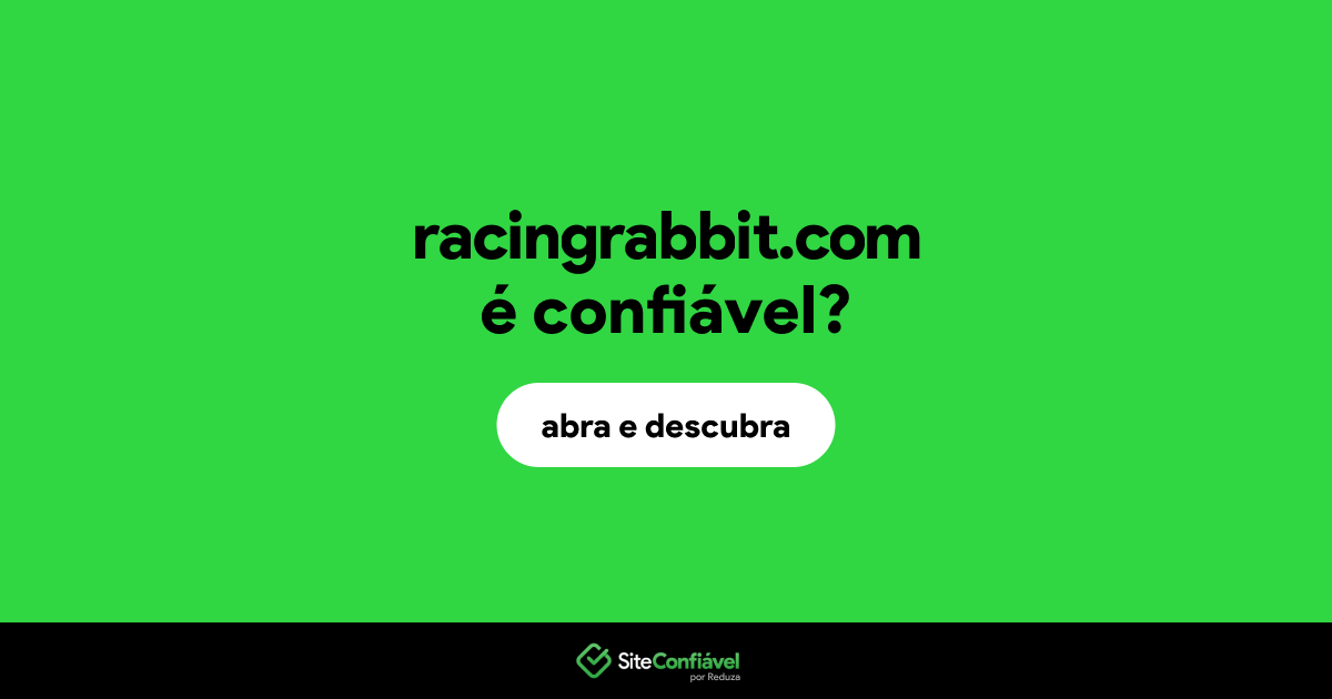 O site racingrabbit.com é confiável?