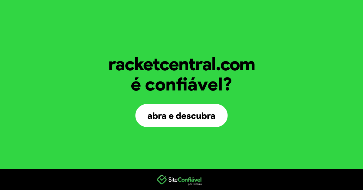 O site racketcentral.com é confiável?