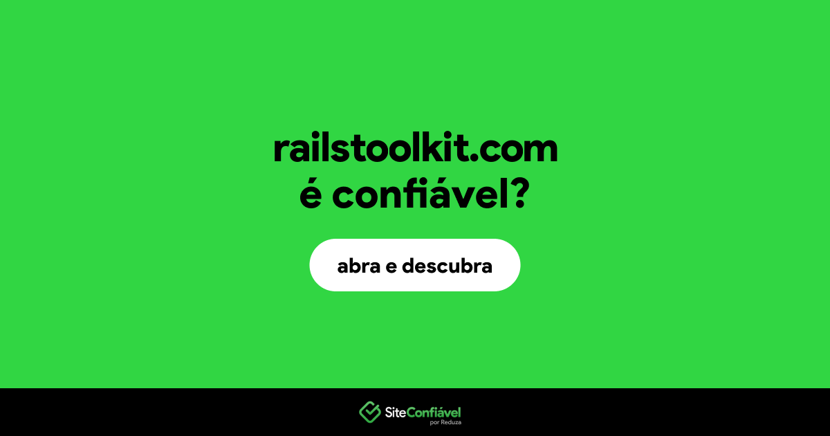 O site railstoolkit.com é confiável?