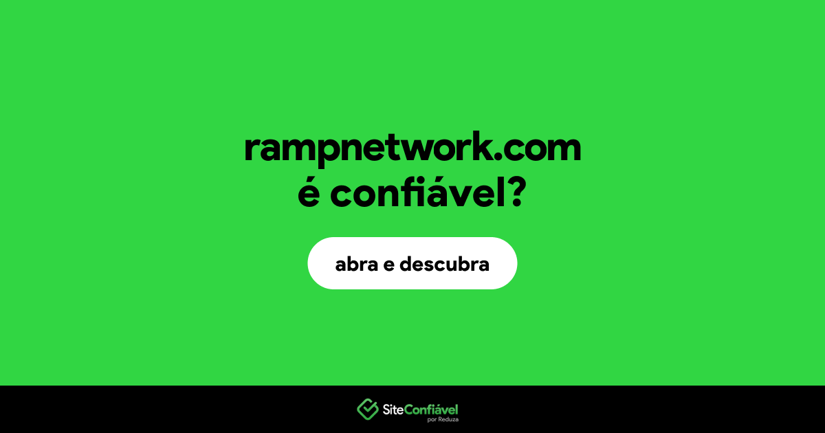 O site rampnetwork.com é confiável?
