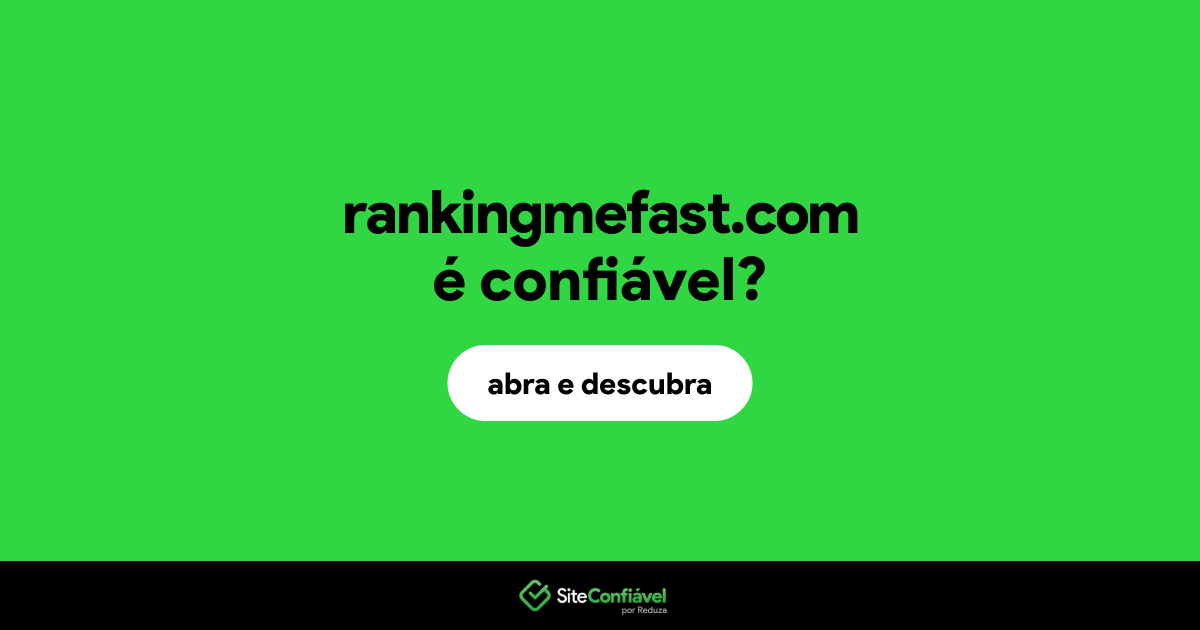 O site rankingmefast.com é confiável?