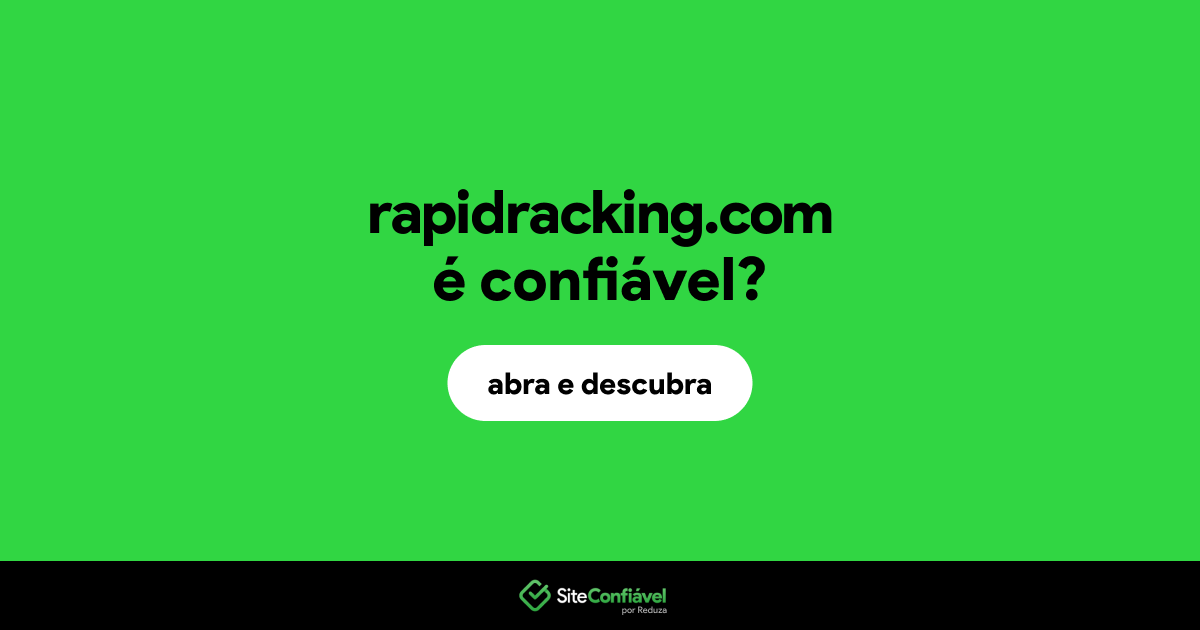 O site rapidracking.com é confiável?