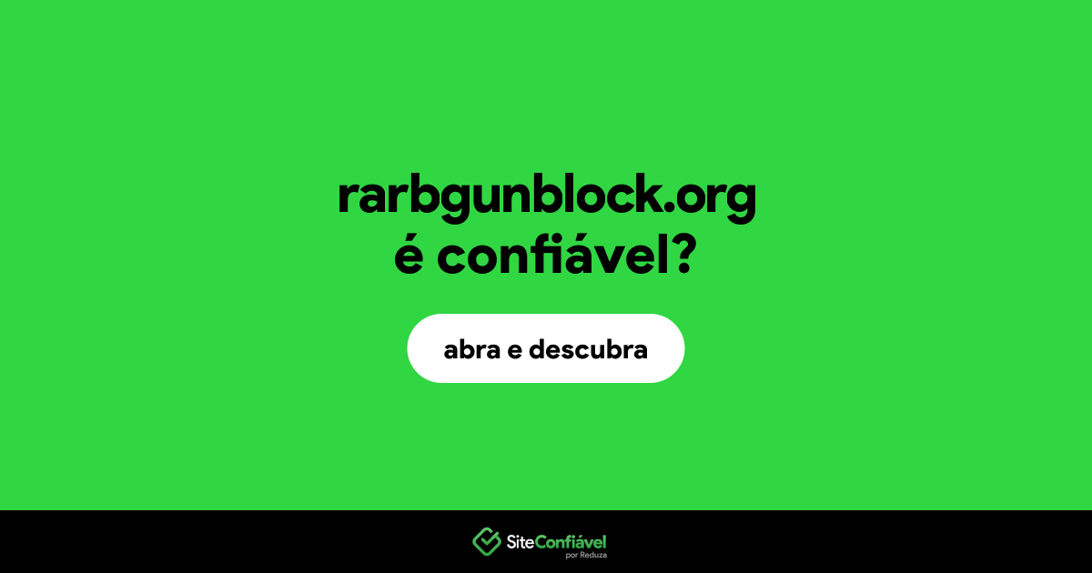 O site rarbgunblock.org é confiável?
