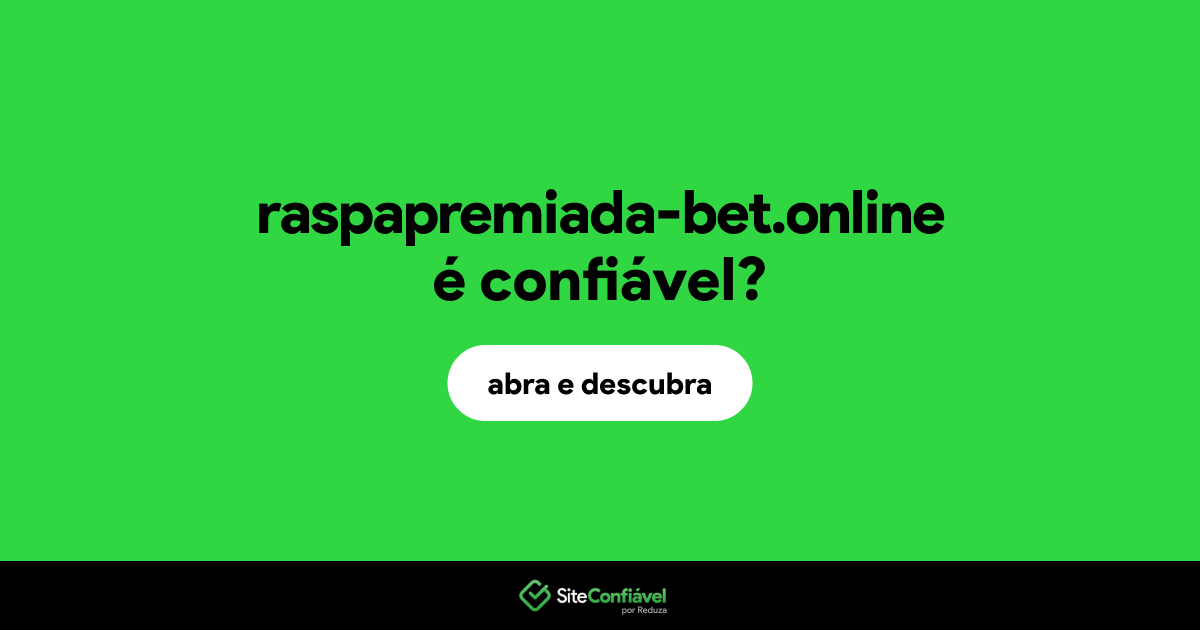 O site raspapremiada-bet.online é confiável?