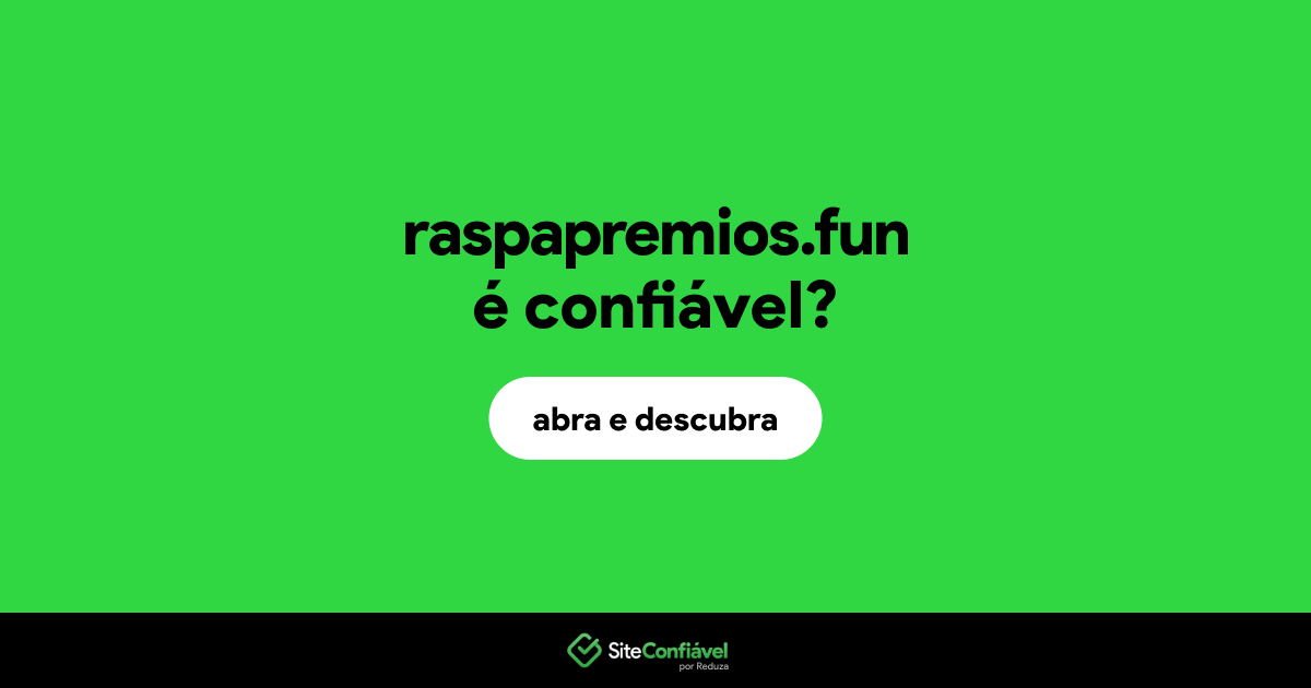 O site raspapremios.fun é confiável?