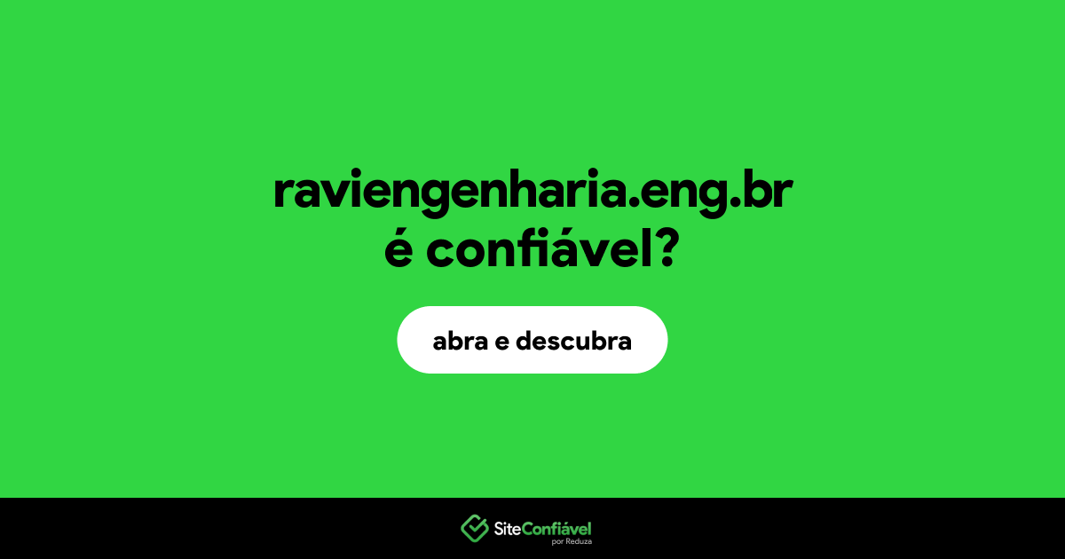 O site raviengenharia.eng.br é confiável?