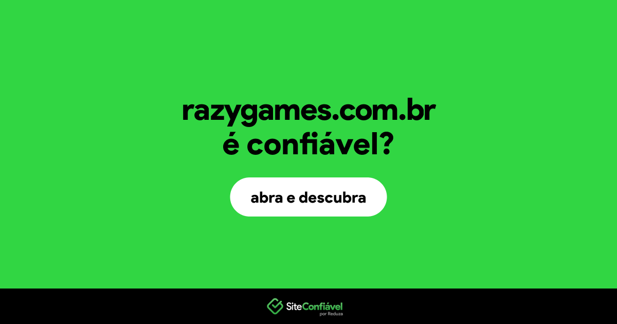 O site razygames.com.br é confiável?