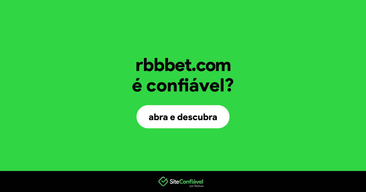 O site rbbbet.com é confiável?