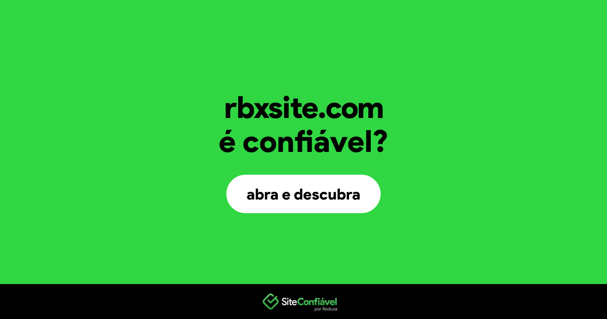 O site rbxsite.com é confiável?