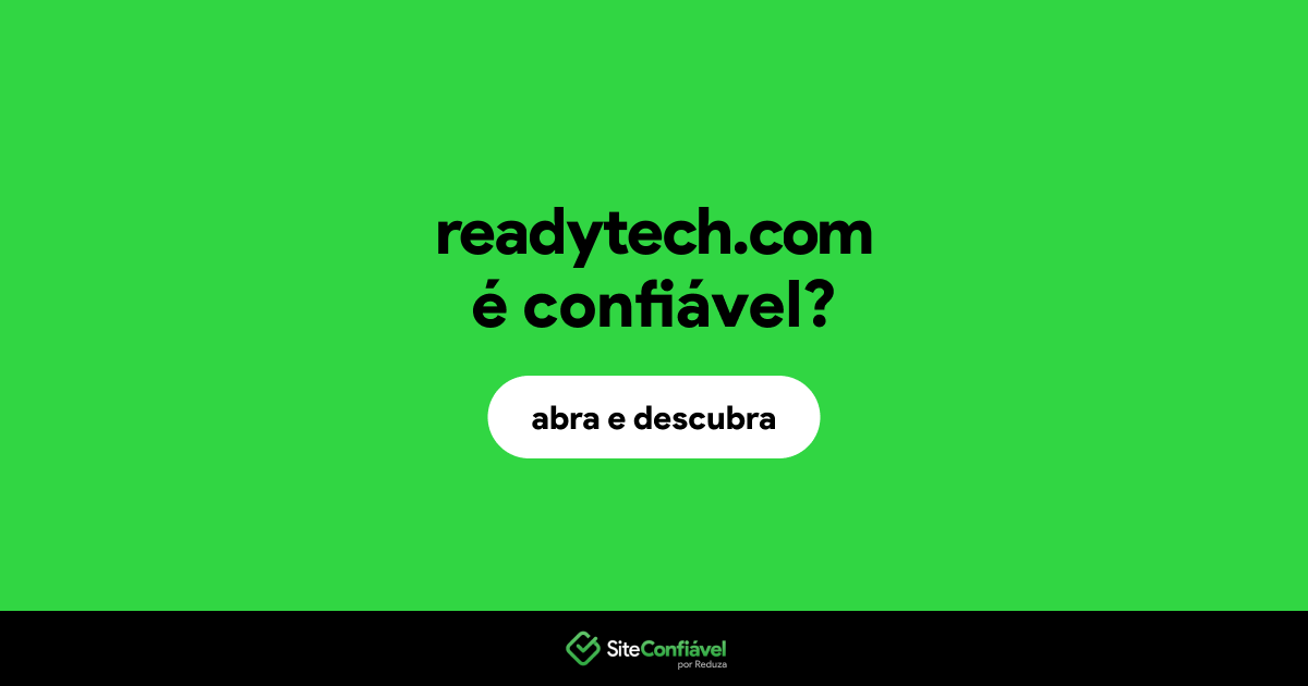 O site readytech.com é confiável?